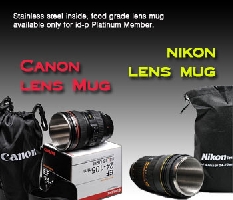 Mug Lensa Canon dan Nikon